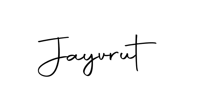 Make a beautiful signature design for name Jayvrut. With this signature (Autography-DOLnW) style, you can create a handwritten signature for free. Jayvrut signature style 10 images and pictures png