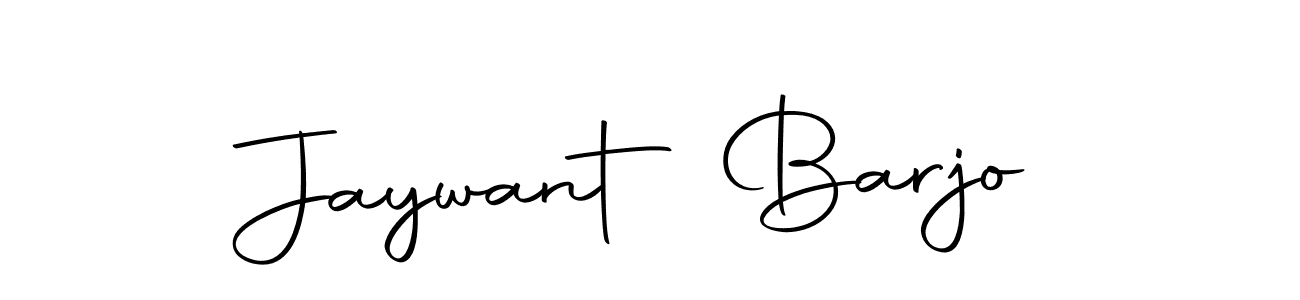 Design your own signature with our free online signature maker. With this signature software, you can create a handwritten (Autography-DOLnW) signature for name Jaywant Barjo. Jaywant Barjo signature style 10 images and pictures png