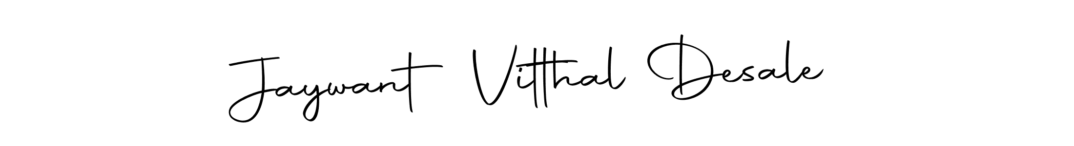 Make a beautiful signature design for name Jaywant Vitthal Desale. Use this online signature maker to create a handwritten signature for free. Jaywant Vitthal Desale signature style 10 images and pictures png