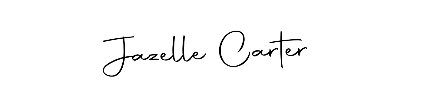 Design your own signature with our free online signature maker. With this signature software, you can create a handwritten (Autography-DOLnW) signature for name Jazelle Carter. Jazelle Carter signature style 10 images and pictures png