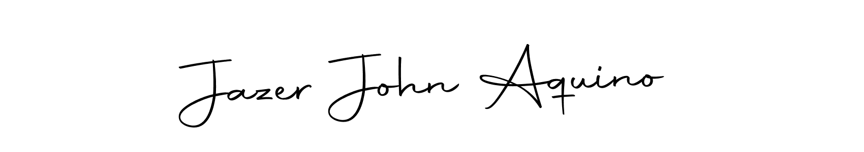 The best way (Autography-DOLnW) to make a short signature is to pick only two or three words in your name. The name Jazer John Aquino include a total of six letters. For converting this name. Jazer John Aquino signature style 10 images and pictures png