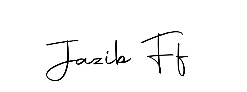 How to make Jazib Ff signature? Autography-DOLnW is a professional autograph style. Create handwritten signature for Jazib Ff name. Jazib Ff signature style 10 images and pictures png