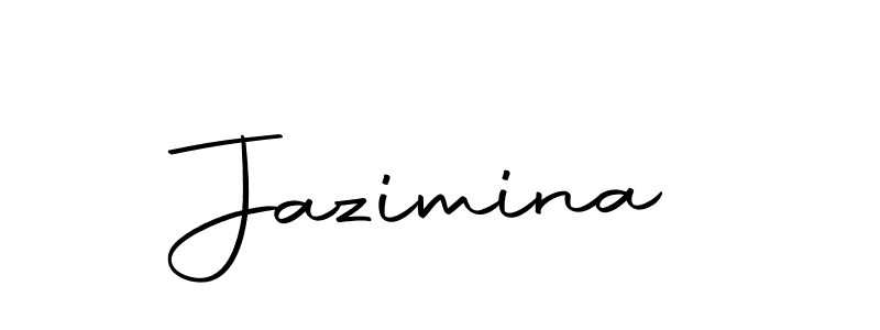 Make a beautiful signature design for name Jazimina. With this signature (Autography-DOLnW) style, you can create a handwritten signature for free. Jazimina signature style 10 images and pictures png
