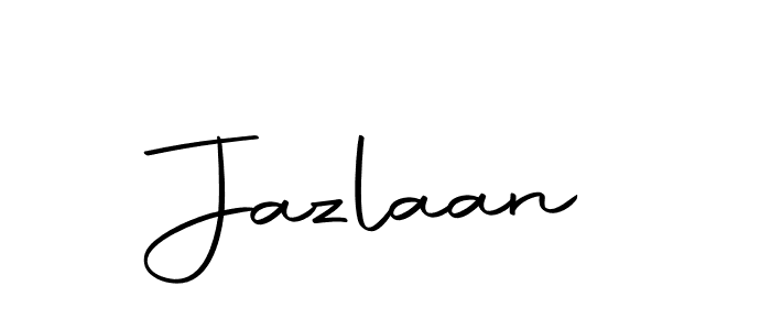 Jazlaan stylish signature style. Best Handwritten Sign (Autography-DOLnW) for my name. Handwritten Signature Collection Ideas for my name Jazlaan. Jazlaan signature style 10 images and pictures png