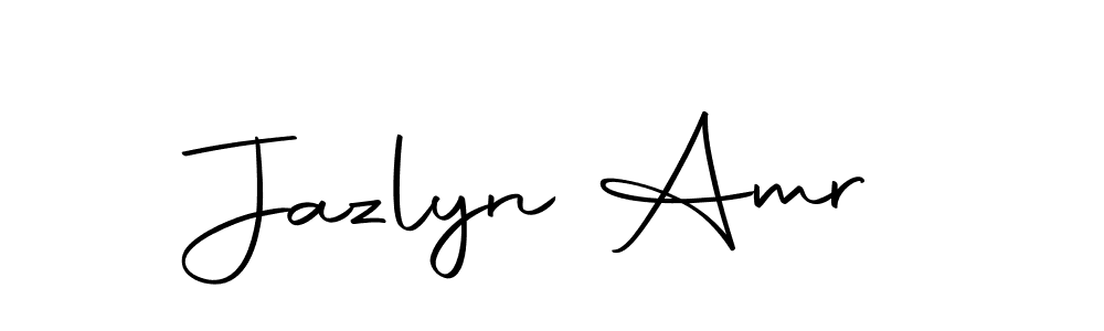 if you are searching for the best signature style for your name Jazlyn Amr. so please give up your signature search. here we have designed multiple signature styles  using Autography-DOLnW. Jazlyn Amr signature style 10 images and pictures png
