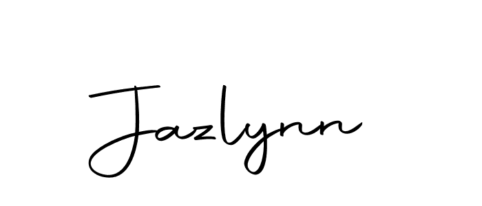 How to make Jazlynn signature? Autography-DOLnW is a professional autograph style. Create handwritten signature for Jazlynn name. Jazlynn signature style 10 images and pictures png