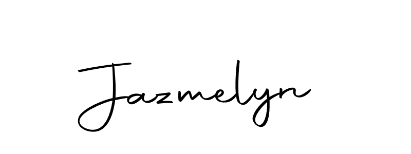 Here are the top 10 professional signature styles for the name Jazmelyn. These are the best autograph styles you can use for your name. Jazmelyn signature style 10 images and pictures png