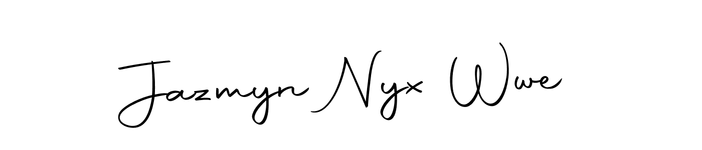 Also we have Jazmyn Nyx Wwe name is the best signature style. Create professional handwritten signature collection using Autography-DOLnW autograph style. Jazmyn Nyx Wwe signature style 10 images and pictures png