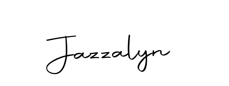 Make a beautiful signature design for name Jazzalyn. Use this online signature maker to create a handwritten signature for free. Jazzalyn signature style 10 images and pictures png