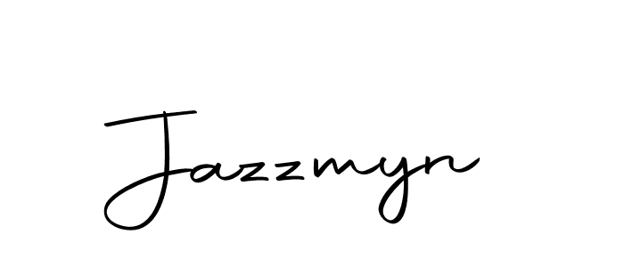 Use a signature maker to create a handwritten signature online. With this signature software, you can design (Autography-DOLnW) your own signature for name Jazzmyn. Jazzmyn signature style 10 images and pictures png