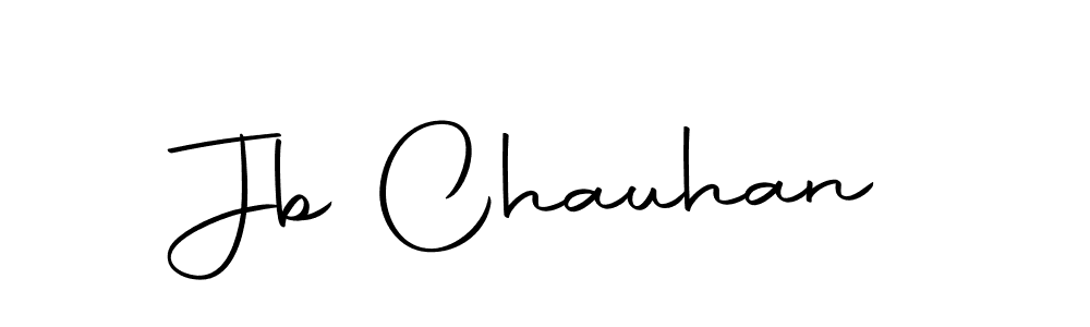 Create a beautiful signature design for name Jb Chauhan. With this signature (Autography-DOLnW) fonts, you can make a handwritten signature for free. Jb Chauhan signature style 10 images and pictures png