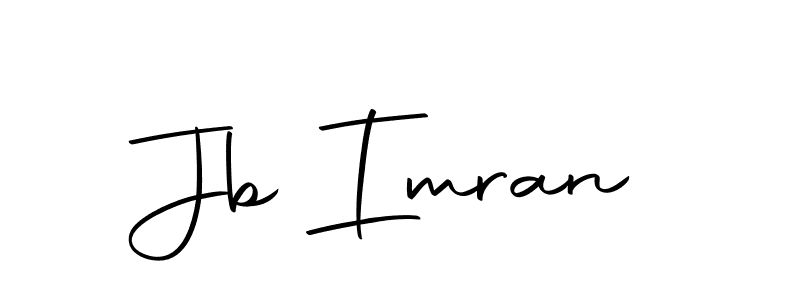 Design your own signature with our free online signature maker. With this signature software, you can create a handwritten (Autography-DOLnW) signature for name Jb Imran. Jb Imran signature style 10 images and pictures png