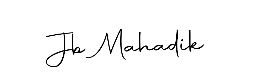 Make a beautiful signature design for name Jb Mahadik. With this signature (Autography-DOLnW) style, you can create a handwritten signature for free. Jb Mahadik signature style 10 images and pictures png