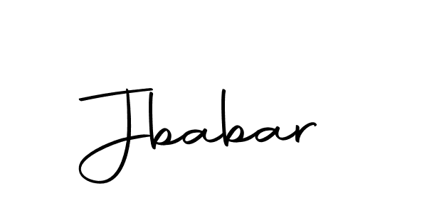 The best way (Autography-DOLnW) to make a short signature is to pick only two or three words in your name. The name Jbabar include a total of six letters. For converting this name. Jbabar signature style 10 images and pictures png