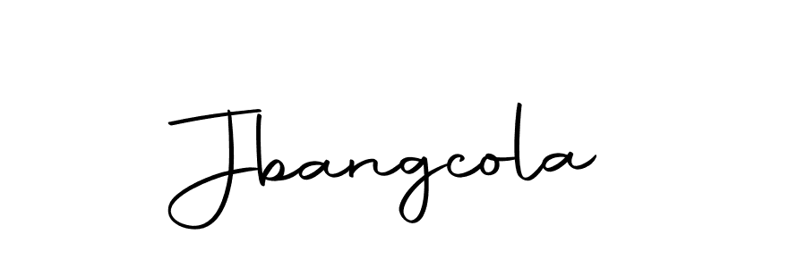 Design your own signature with our free online signature maker. With this signature software, you can create a handwritten (Autography-DOLnW) signature for name Jbangcola. Jbangcola signature style 10 images and pictures png