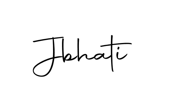 Create a beautiful signature design for name Jbhati. With this signature (Autography-DOLnW) fonts, you can make a handwritten signature for free. Jbhati signature style 10 images and pictures png