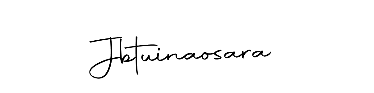 Design your own signature with our free online signature maker. With this signature software, you can create a handwritten (Autography-DOLnW) signature for name Jbtuinaosara. Jbtuinaosara signature style 10 images and pictures png