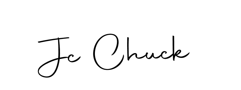 Make a beautiful signature design for name Jc Chuck. With this signature (Autography-DOLnW) style, you can create a handwritten signature for free. Jc Chuck signature style 10 images and pictures png