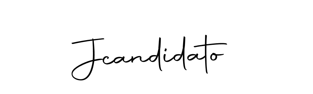 How to make Jcandidato name signature. Use Autography-DOLnW style for creating short signs online. This is the latest handwritten sign. Jcandidato signature style 10 images and pictures png