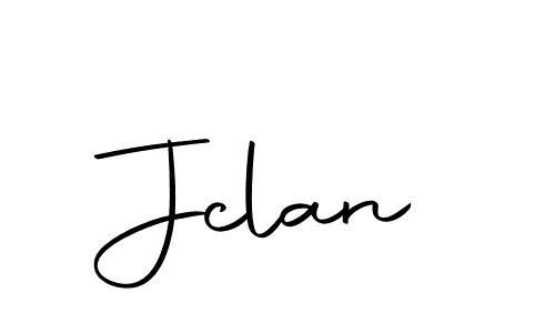 Use a signature maker to create a handwritten signature online. With this signature software, you can design (Autography-DOLnW) your own signature for name Jclan. Jclan signature style 10 images and pictures png