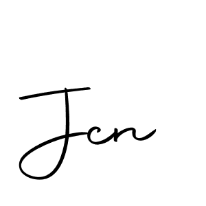 Design your own signature with our free online signature maker. With this signature software, you can create a handwritten (Autography-DOLnW) signature for name Jcn. Jcn signature style 10 images and pictures png