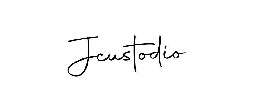 Use a signature maker to create a handwritten signature online. With this signature software, you can design (Autography-DOLnW) your own signature for name Jcustodio. Jcustodio signature style 10 images and pictures png