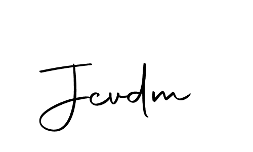 Make a beautiful signature design for name Jcvdm. With this signature (Autography-DOLnW) style, you can create a handwritten signature for free. Jcvdm signature style 10 images and pictures png