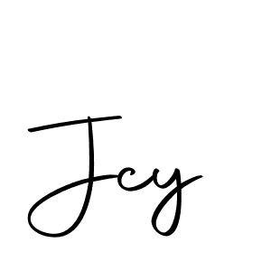 You should practise on your own different ways (Autography-DOLnW) to write your name (Jcy) in signature. don't let someone else do it for you. Jcy signature style 10 images and pictures png