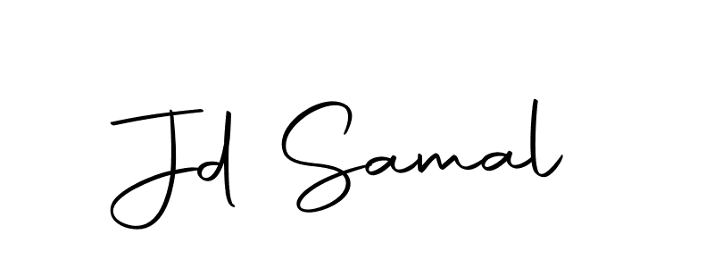 Create a beautiful signature design for name Jd Samal. With this signature (Autography-DOLnW) fonts, you can make a handwritten signature for free. Jd Samal signature style 10 images and pictures png