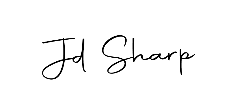 The best way (Autography-DOLnW) to make a short signature is to pick only two or three words in your name. The name Jd Sharp include a total of six letters. For converting this name. Jd Sharp signature style 10 images and pictures png