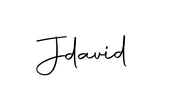 Use a signature maker to create a handwritten signature online. With this signature software, you can design (Autography-DOLnW) your own signature for name Jdavid. Jdavid signature style 10 images and pictures png