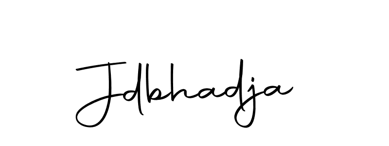 Make a beautiful signature design for name Jdbhadja. Use this online signature maker to create a handwritten signature for free. Jdbhadja signature style 10 images and pictures png