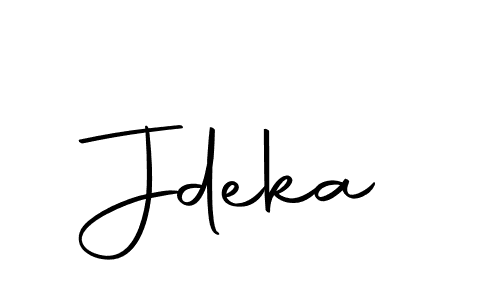 The best way (Autography-DOLnW) to make a short signature is to pick only two or three words in your name. The name Jdeka include a total of six letters. For converting this name. Jdeka signature style 10 images and pictures png