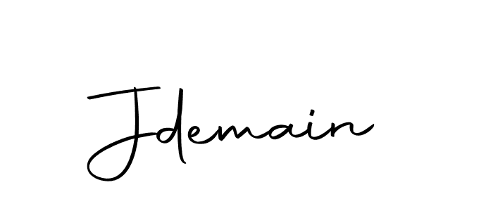 Create a beautiful signature design for name Jdemain. With this signature (Autography-DOLnW) fonts, you can make a handwritten signature for free. Jdemain signature style 10 images and pictures png