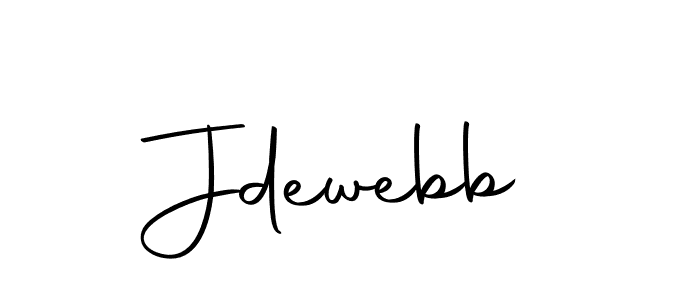 Design your own signature with our free online signature maker. With this signature software, you can create a handwritten (Autography-DOLnW) signature for name Jdewebb. Jdewebb signature style 10 images and pictures png