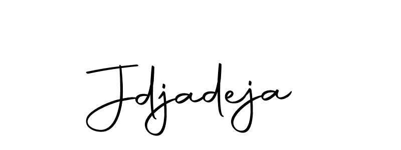 Use a signature maker to create a handwritten signature online. With this signature software, you can design (Autography-DOLnW) your own signature for name Jdjadeja. Jdjadeja signature style 10 images and pictures png