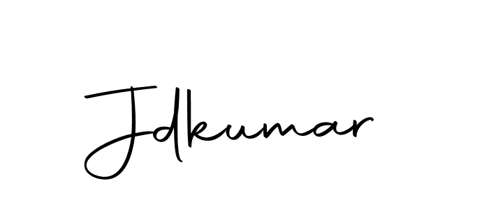 Use a signature maker to create a handwritten signature online. With this signature software, you can design (Autography-DOLnW) your own signature for name Jdkumar. Jdkumar signature style 10 images and pictures png