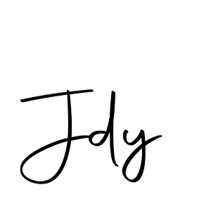 The best way (Autography-DOLnW) to make a short signature is to pick only two or three words in your name. The name Jdy include a total of six letters. For converting this name. Jdy signature style 10 images and pictures png