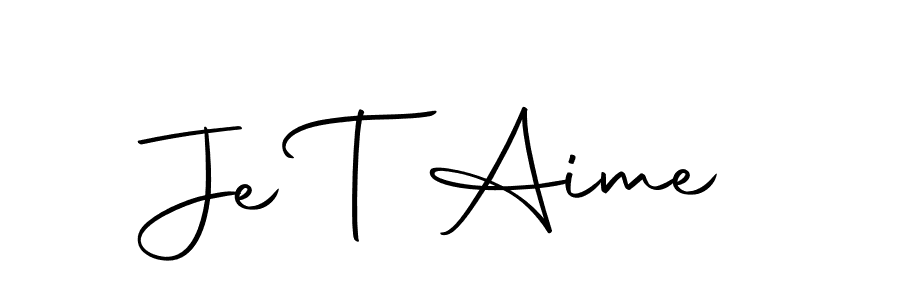 How to make Je T Aime signature? Autography-DOLnW is a professional autograph style. Create handwritten signature for Je T Aime name. Je T Aime signature style 10 images and pictures png