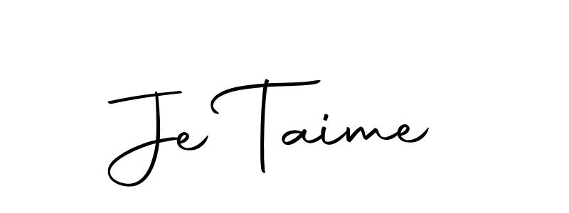 Use a signature maker to create a handwritten signature online. With this signature software, you can design (Autography-DOLnW) your own signature for name Je Taime. Je Taime signature style 10 images and pictures png