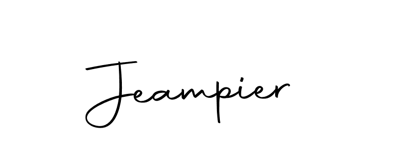 Use a signature maker to create a handwritten signature online. With this signature software, you can design (Autography-DOLnW) your own signature for name Jeampier. Jeampier signature style 10 images and pictures png