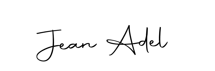 You should practise on your own different ways (Autography-DOLnW) to write your name (Jean Adel) in signature. don't let someone else do it for you. Jean Adel signature style 10 images and pictures png