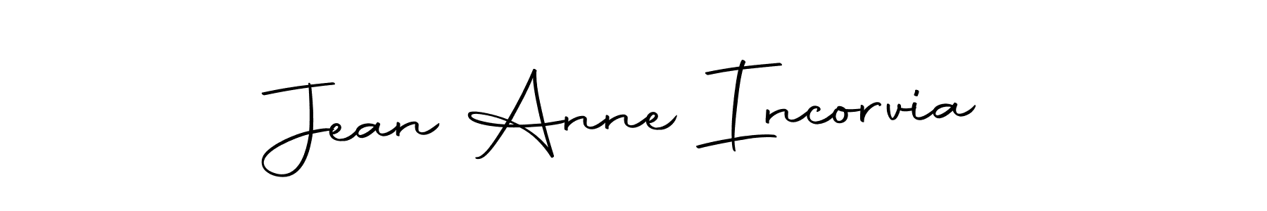 Create a beautiful signature design for name Jean Anne Incorvia. With this signature (Autography-DOLnW) fonts, you can make a handwritten signature for free. Jean Anne Incorvia signature style 10 images and pictures png