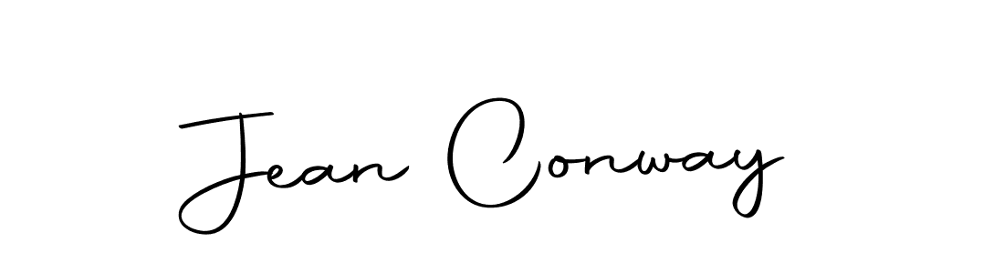 How to make Jean Conway name signature. Use Autography-DOLnW style for creating short signs online. This is the latest handwritten sign. Jean Conway signature style 10 images and pictures png