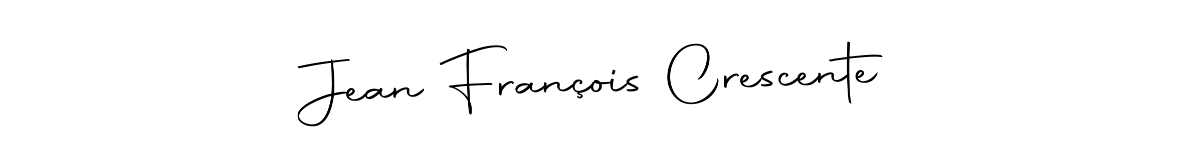 Design your own signature with our free online signature maker. With this signature software, you can create a handwritten (Autography-DOLnW) signature for name Jean François Crescente. Jean François Crescente signature style 10 images and pictures png