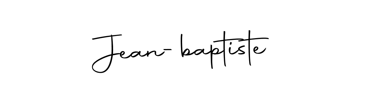 Create a beautiful signature design for name Jean-baptiste. With this signature (Autography-DOLnW) fonts, you can make a handwritten signature for free. Jean-baptiste signature style 10 images and pictures png