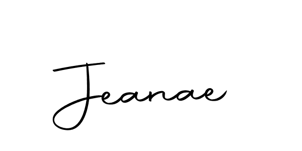 The best way (Autography-DOLnW) to make a short signature is to pick only two or three words in your name. The name Jeanae include a total of six letters. For converting this name. Jeanae signature style 10 images and pictures png