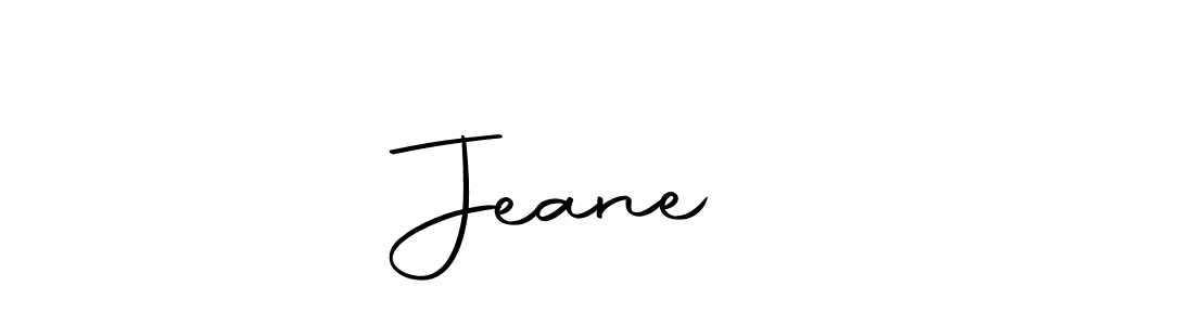 This is the best signature style for the Jeane❤️ name. Also you like these signature font (Autography-DOLnW). Mix name signature. Jeane❤️ signature style 10 images and pictures png