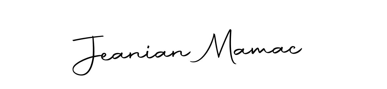 Make a beautiful signature design for name Jeanian Mamac. Use this online signature maker to create a handwritten signature for free. Jeanian Mamac signature style 10 images and pictures png