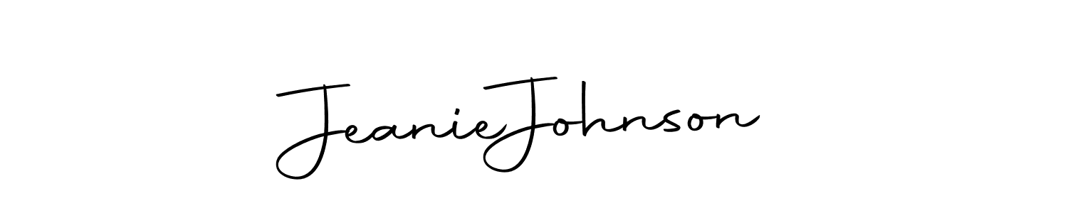 You can use this online signature creator to create a handwritten signature for the name Jeanie  Johnson. This is the best online autograph maker. Jeanie  Johnson signature style 10 images and pictures png